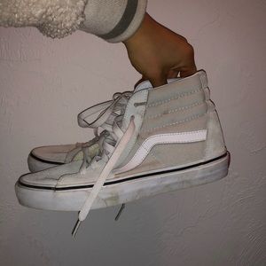 Baby Blue High Top Vans